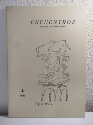 Portada del libro de Encuentros. Revista de Literatura, Nº1