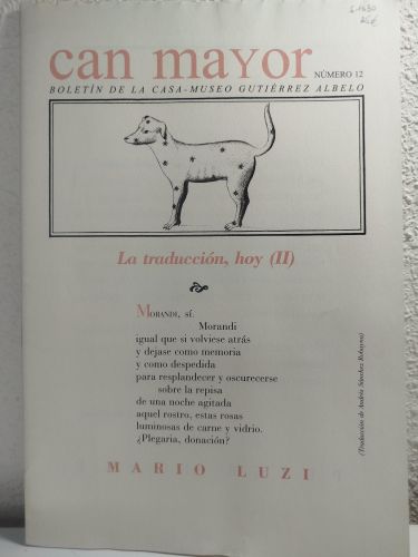 Portada del libro de Can Mayor, Boletín de la Casa-Museo Gutiérrez Albelo, Nº12
