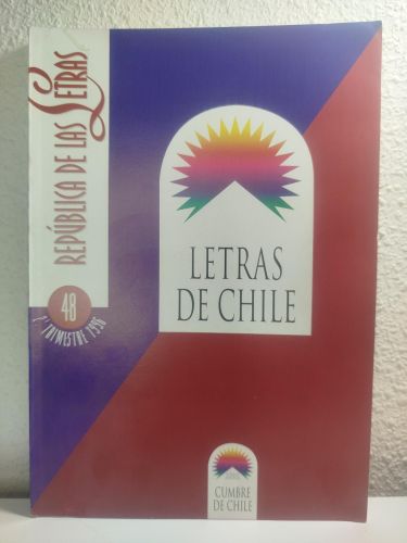 Portada del libro de Letras de Chile, Nº48