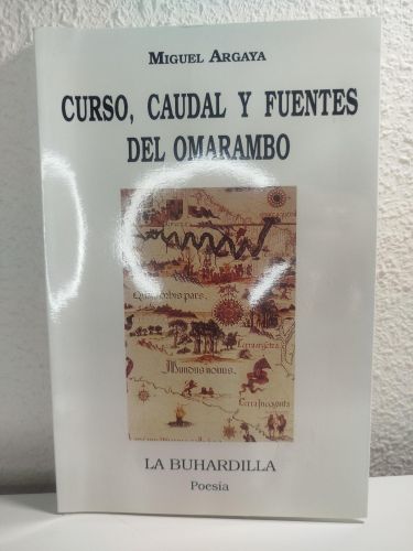 Portada del libro de Curso, caudal y fuentes del Omarambo