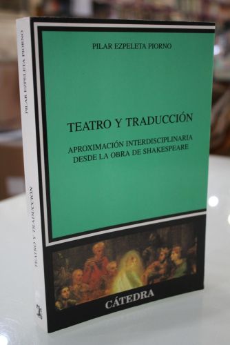 Portada del libro de Teatro y traducción. Aproximación interdisciplinaria desde la obra de Shakespeare.