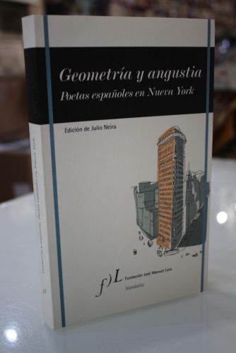 Portada del libro de Geometría y angustia. Poetas españoles en Nueva York.