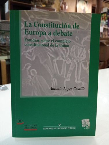 Portada del libro de La Constitución de Europa a debate