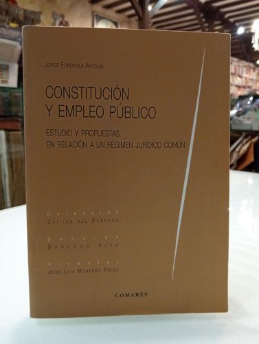 Portada del libro de Constitución y empleo público