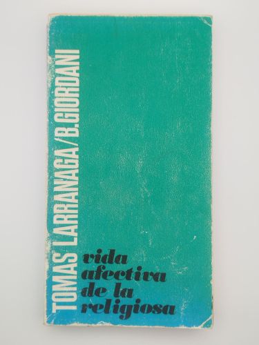 Portada del libro de Vida afectiva de la religiosa