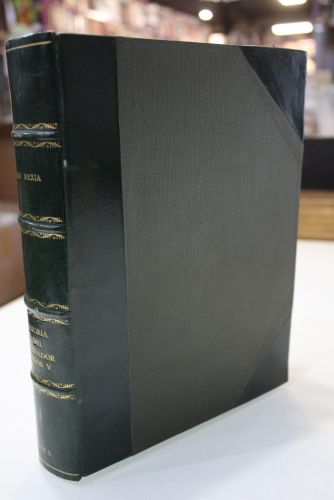 Portada del libro de Historia del Emperador Carlos V. Escrita por su cronista el magnífico caballero Pedro Mexía.