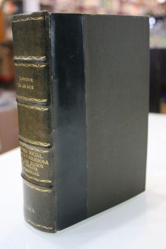 Portada del libro de Historia social, política y religiosa de los judíos de España y Portugal.