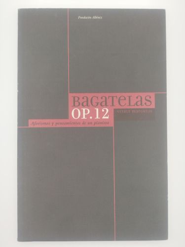 Portada del libro de Bagatelas, OP. 12