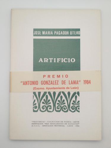 Portada del libro de Artificio