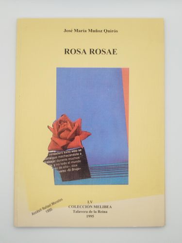 Portada del libro de Rosa rosae