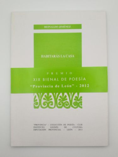 Portada del libro de Habitarás la casa