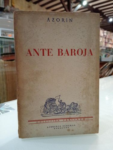 Portada del libro de Ante Baroja