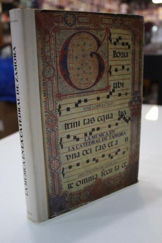 Portada del libro de La música en la Catedral de Zamora. Vol. I. Catálogo del archivo de música.