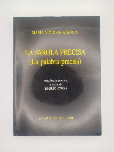 Portada del libro de La parola precisa (La palabra precisa)
