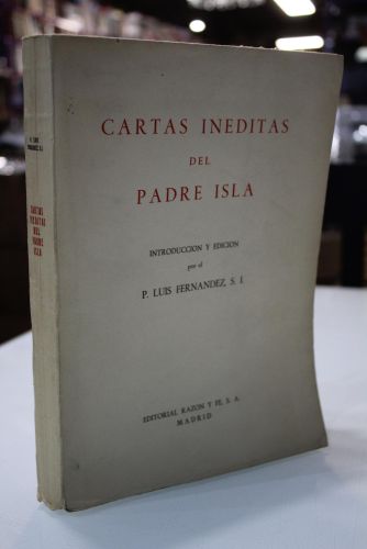 Portada del libro de Cartas inéditas del Padre Isla