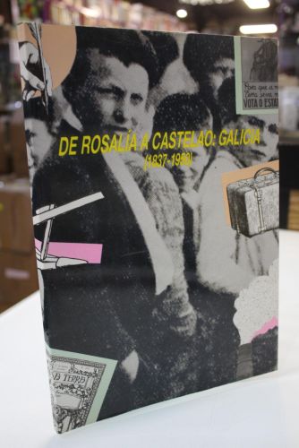 Portada del libro de De Rosalía a Castelao: Galicia. (1837-1950)