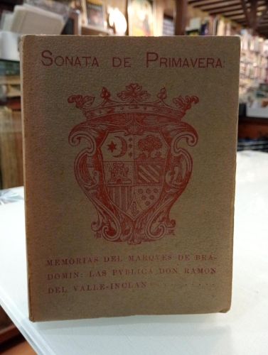 Portada del libro de Sonata de primavera. Memorias del Marqués de Bradomín