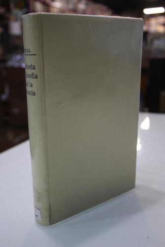 Portada del libro de Historia y filosofía de la ciencia.