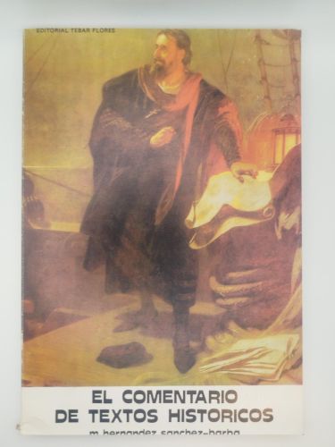 Portada del libro de El comentario de textos históricos