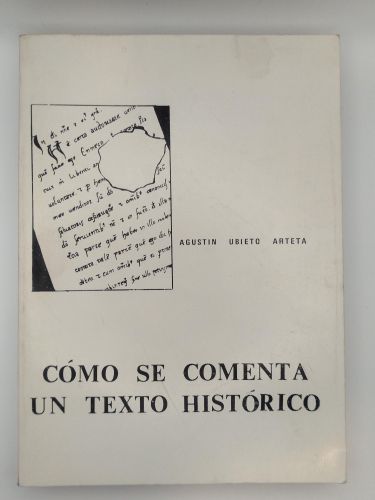 Portada del libro de Cómo se comenta un texto histórico