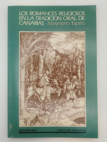 Portada del libro de Los romances religiosos en la tradición oral de Canarias