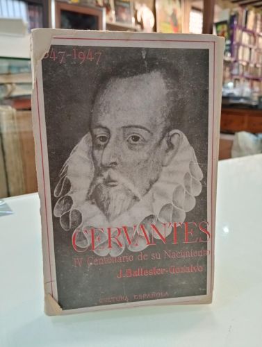 Portada del libro de Cervantes. IV Centenario de su nacimiento