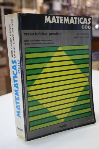 Portada del libro de Matemáticas, COU. Curso teórico-práctico.