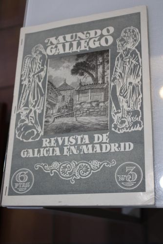 Portada del libro de Mundo Gallego. Revista de Galicia en Madrid. Año II. Núm. 3.
