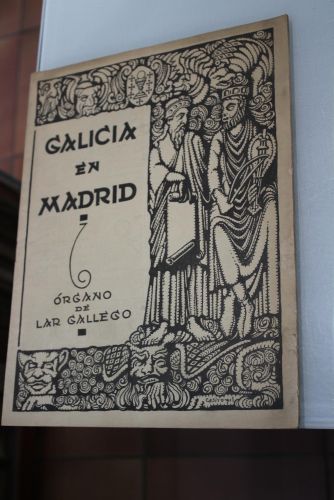 Portada del libro de Galicia en Madrid. Órgano de Lar Gallego. Julio 1934. Año III. Número 31