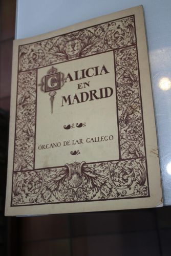 Portada del libro de Galicia en Madrid. Órgano de Lar Gallego. Enero 1935. Año III. Número 37