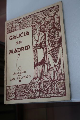 Portada del libro de Galicia en Madrid. Órgano de Lar Gallego. Marzo 1934. Año III. Número 27