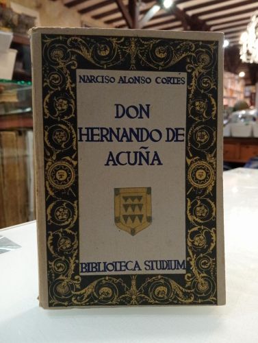 Portada del libro de Don Hernando de Acuña [Dedicado]