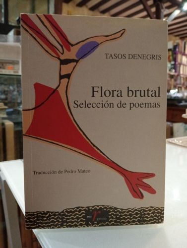 Portada del libro de Flora brutal. Selección de poemas. [Dedicado]