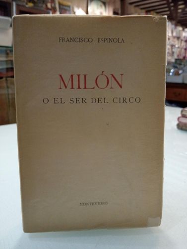 Portada del libro de Milón o el ser del circo [Dedicado]
