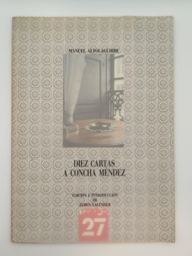 Portada del libro de Diez cartas a Concha Méndez