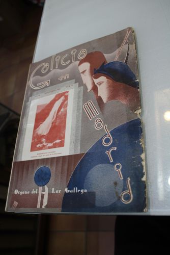 Portada del libro de Galicia en Madrid. Órgano de Lar Gallego. Septiembre 1933. Año II. Número 21