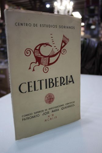 Portada del libro de Centro de Estudios Sorianos.- Celtiberia. N.ª 18.- 1959. Julio- Diciembre.
