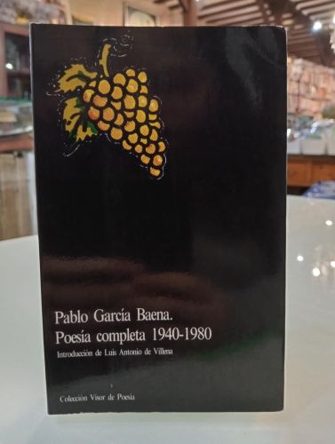 Portada del libro de Poesía completa 1940-1997 [Dedicado]