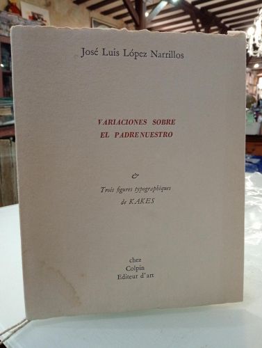 Portada del libro de Variaciones sobre el Padrenuestro [Firmado]