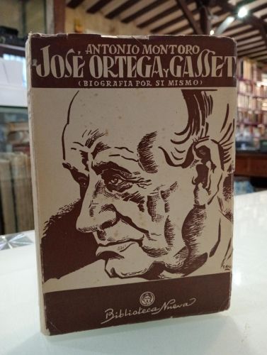 Portada del libro de José Ortega y Gasset (Biografía por sí mismo) [Dedicado]
