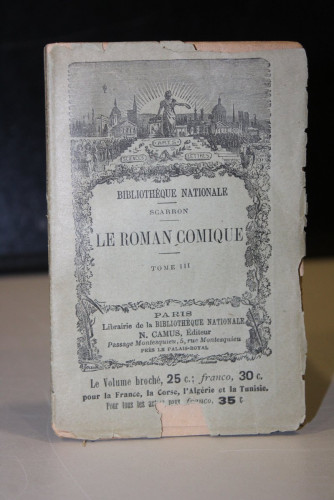 Portada del libro de Bibliothèque Nationale, 96. Scarron. Le roman comique. Tome III.