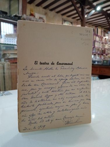 Portada del libro de El teatro de Lenormand [Dedicado]
