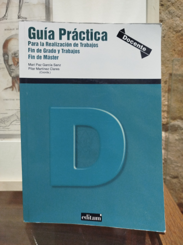 Portada del libro de Guía práctica para la realización de Trabajos fin de Grado y Trabajos Fin de Máster.