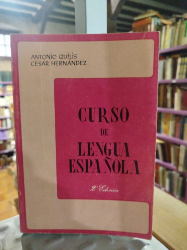Portada del libro de Curso de Lengua Española