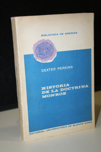 Portada del libro de Historia de la Doctrina Monroe