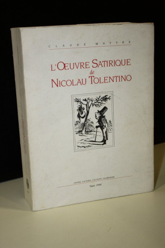 Portada del libro de L'Oeuvre Satirique de Nicolau Tolentino