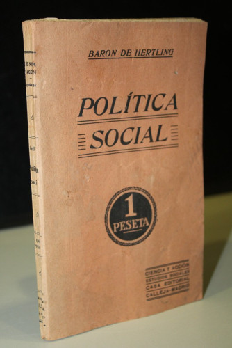 Portada del libro de Política Social