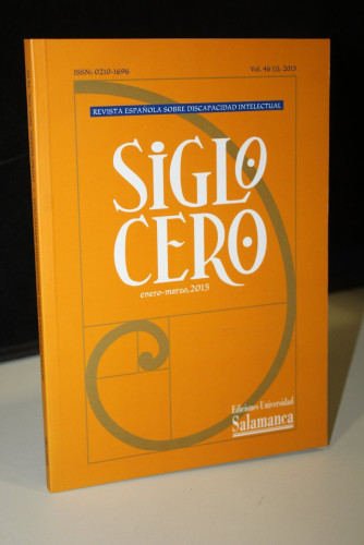 Portada del libro de Revista Española sobre Discapacidad Intelectual. Siglo Cero, enero-marzo, 2015. Vol 46 (I), 2015.