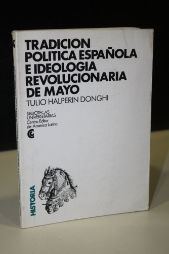 Portada del libro de Tradición política española e ideología revolucionaria de Mayo