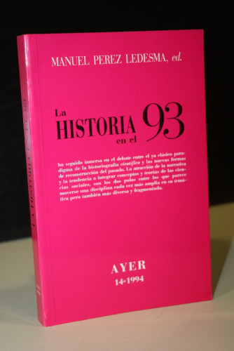Portada del libro de La historia en el 93